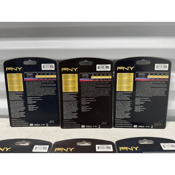 Lot of 6 PNY SDHC Premium CARD 4GB Class 6 SD Card NEW PACKAGE - Picture 5 of 6